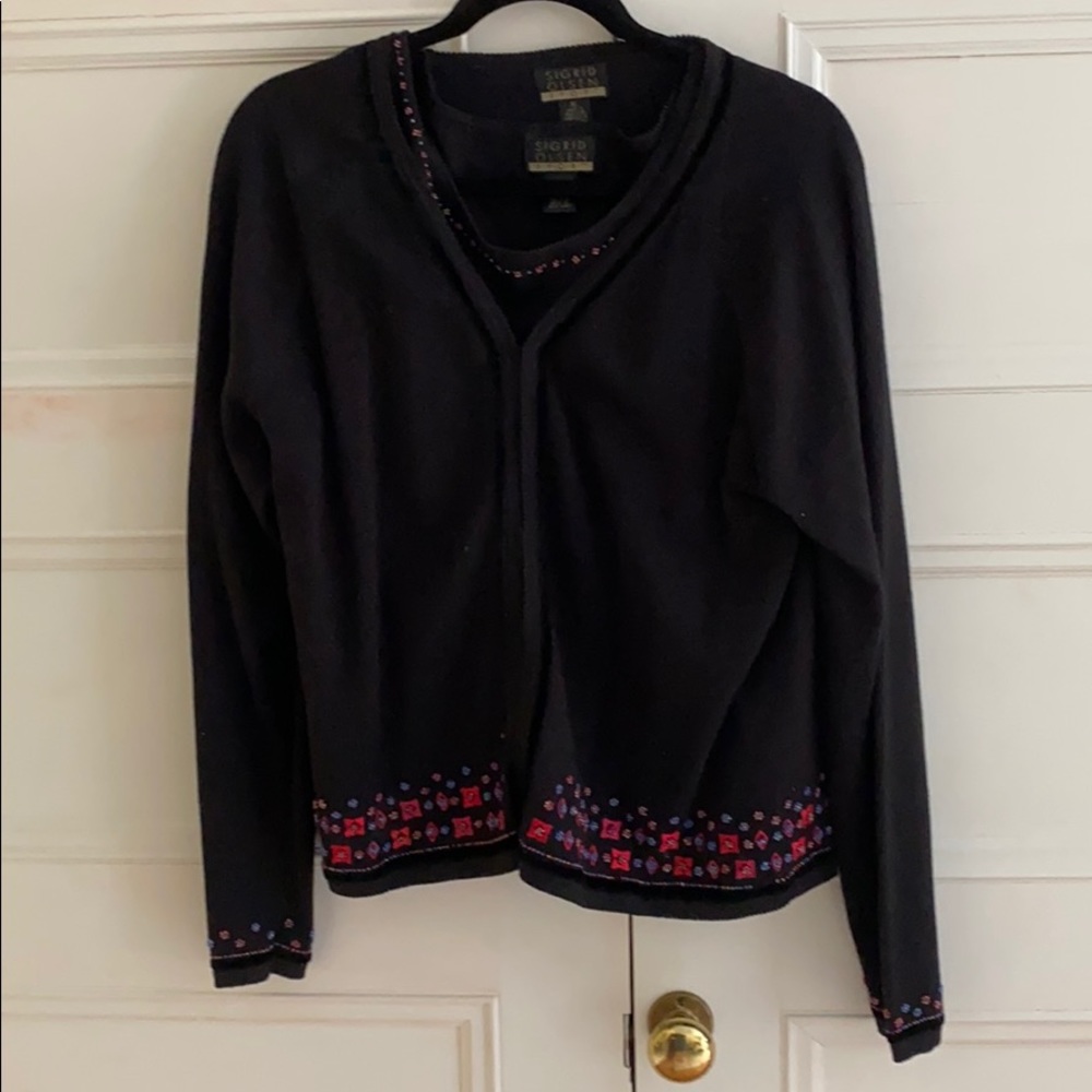 Sigrid Olsen Sport embellished sweater set